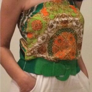 Strapless colorful Jumpsuit